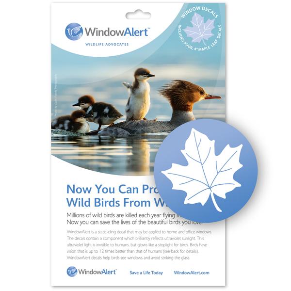 WindowAlert Maple Leaf Decal