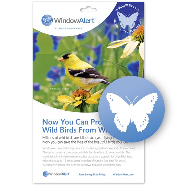 WindowAlert Butterfly Decal