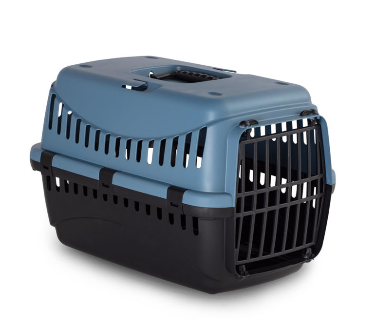 Bergamo Gipsy Eco Plastic Door Pet Carrier, Laguna Blue