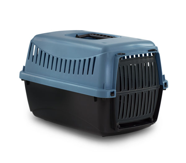 Bergamo Gipsy Eco Plastic Door Pet Carrier, Laguna Blue, X-Small