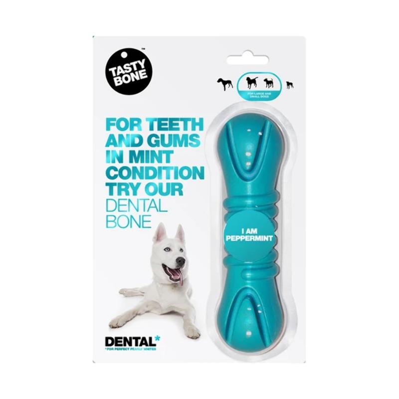 Tasty Bone Dental Bone Peppermint Dog Toy