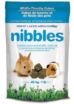 Great Lakes Agra Nibbles Alfalfa Timothy Cubes Small Animal Food