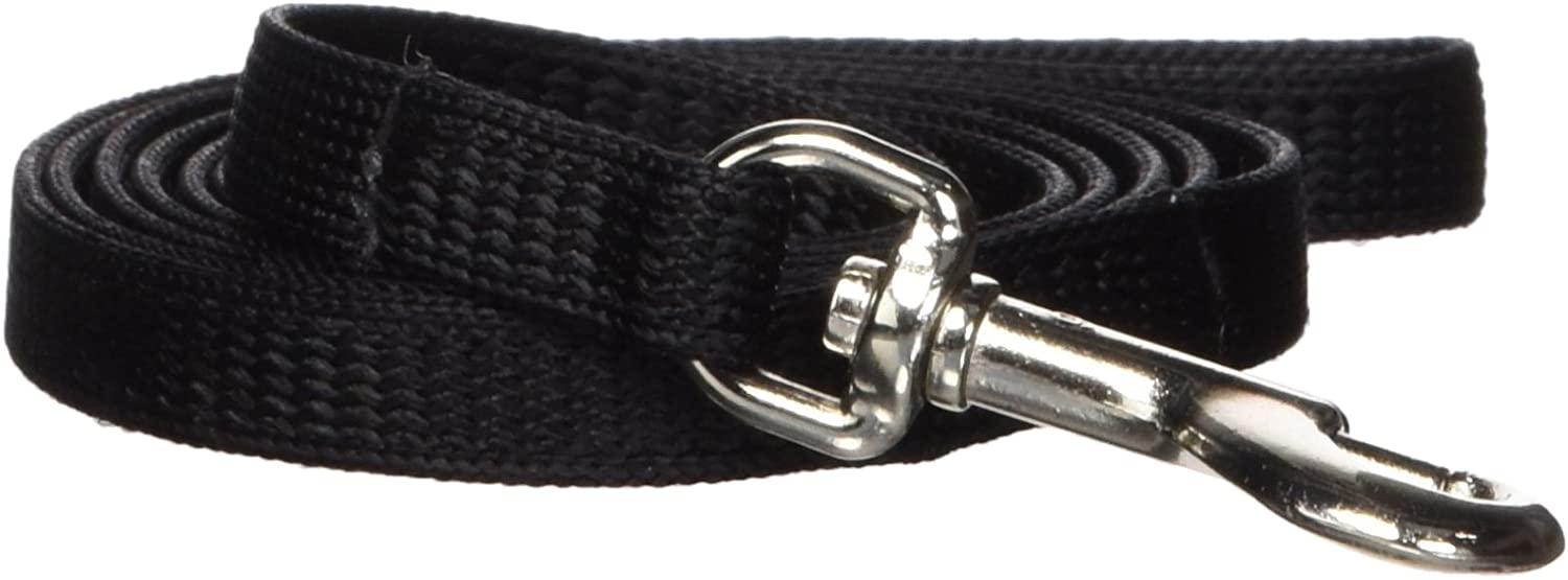 Hamilton Snag Proof Bradied Cat Lead, Black, 3/8-in x 4-ft