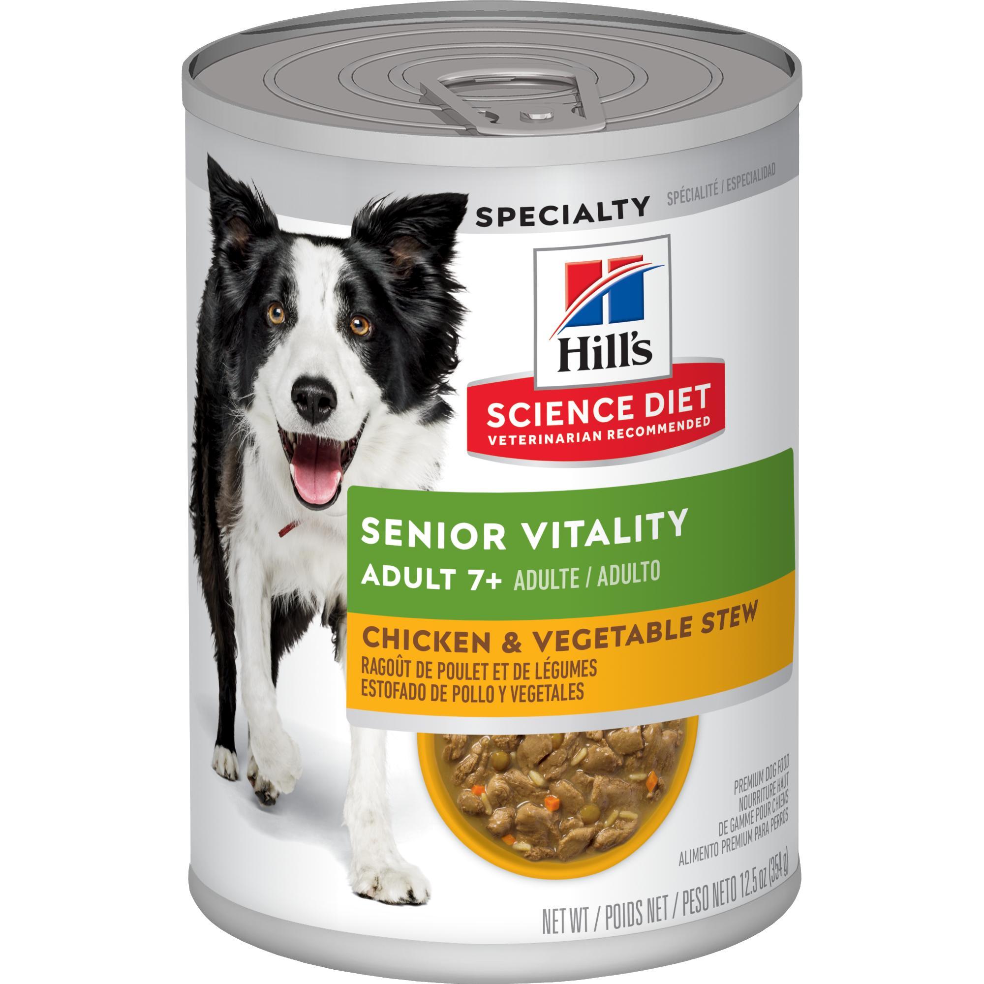 science diet wet dog food senior