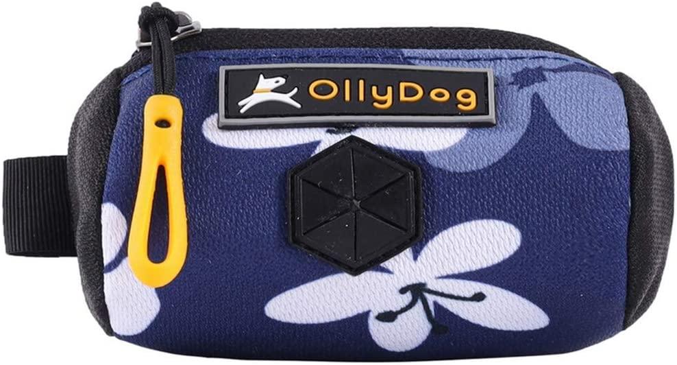 OllyDog Scoop Pick Up Dog Poop Bag Dispenser, Aloha Blue