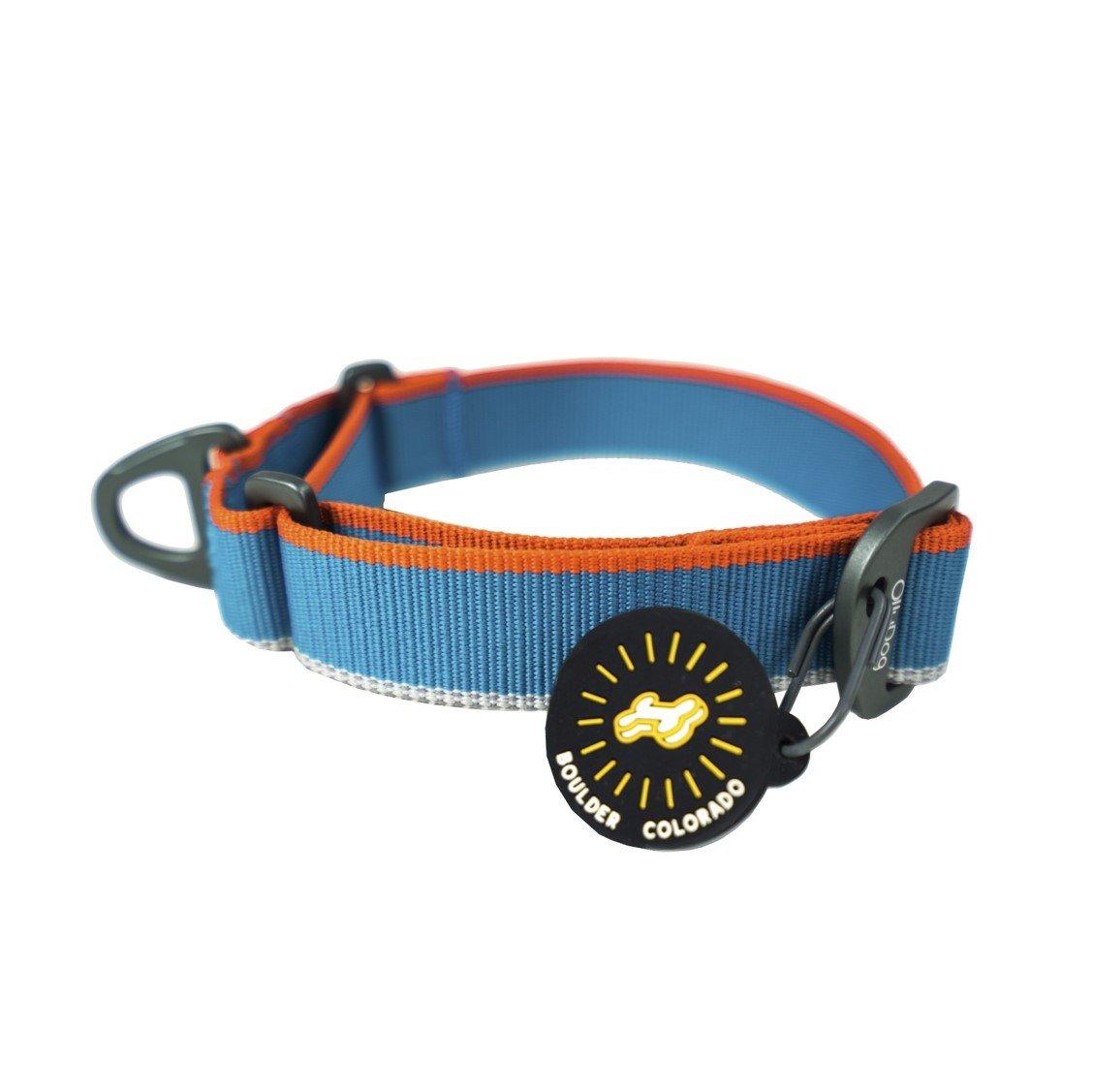 OllyDog Martingale Mesa Dog Collar, Air Blue, Small