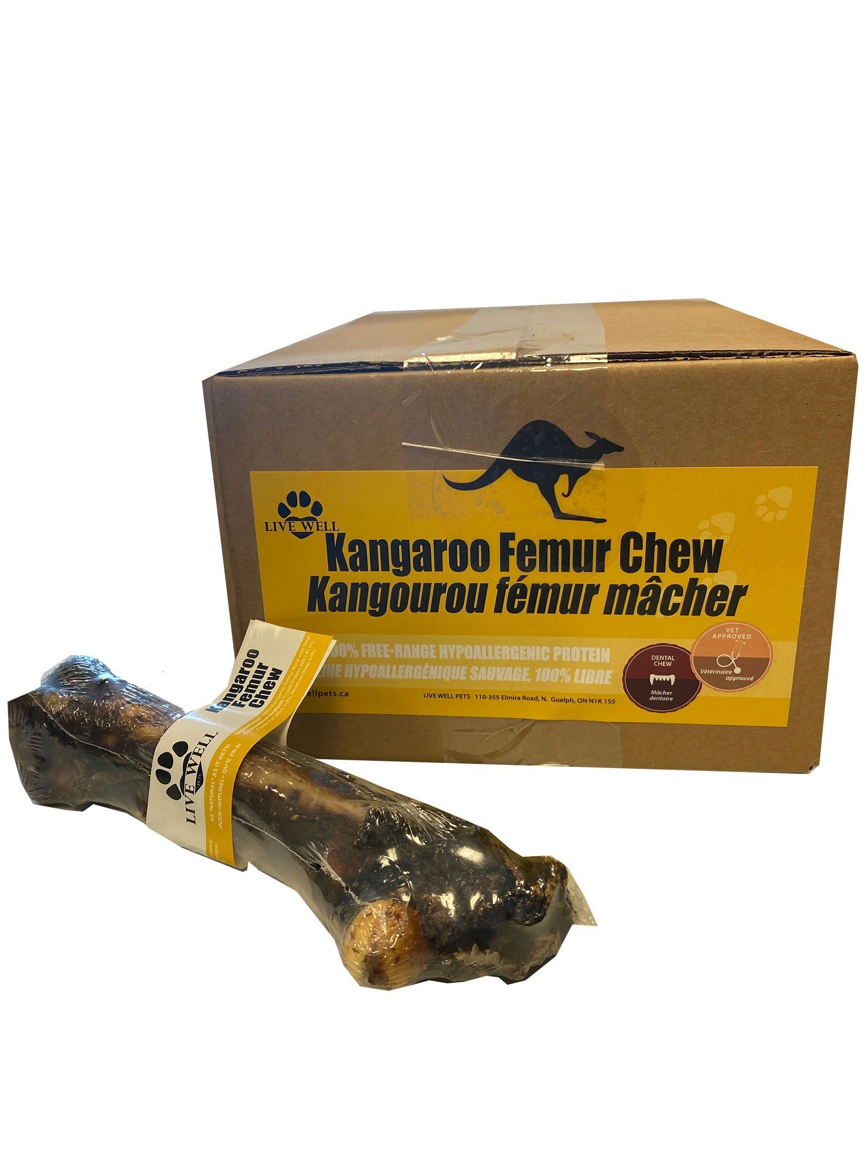 Live Well Pets Friandises à mâcher Kangourou Fémur, 1 unité