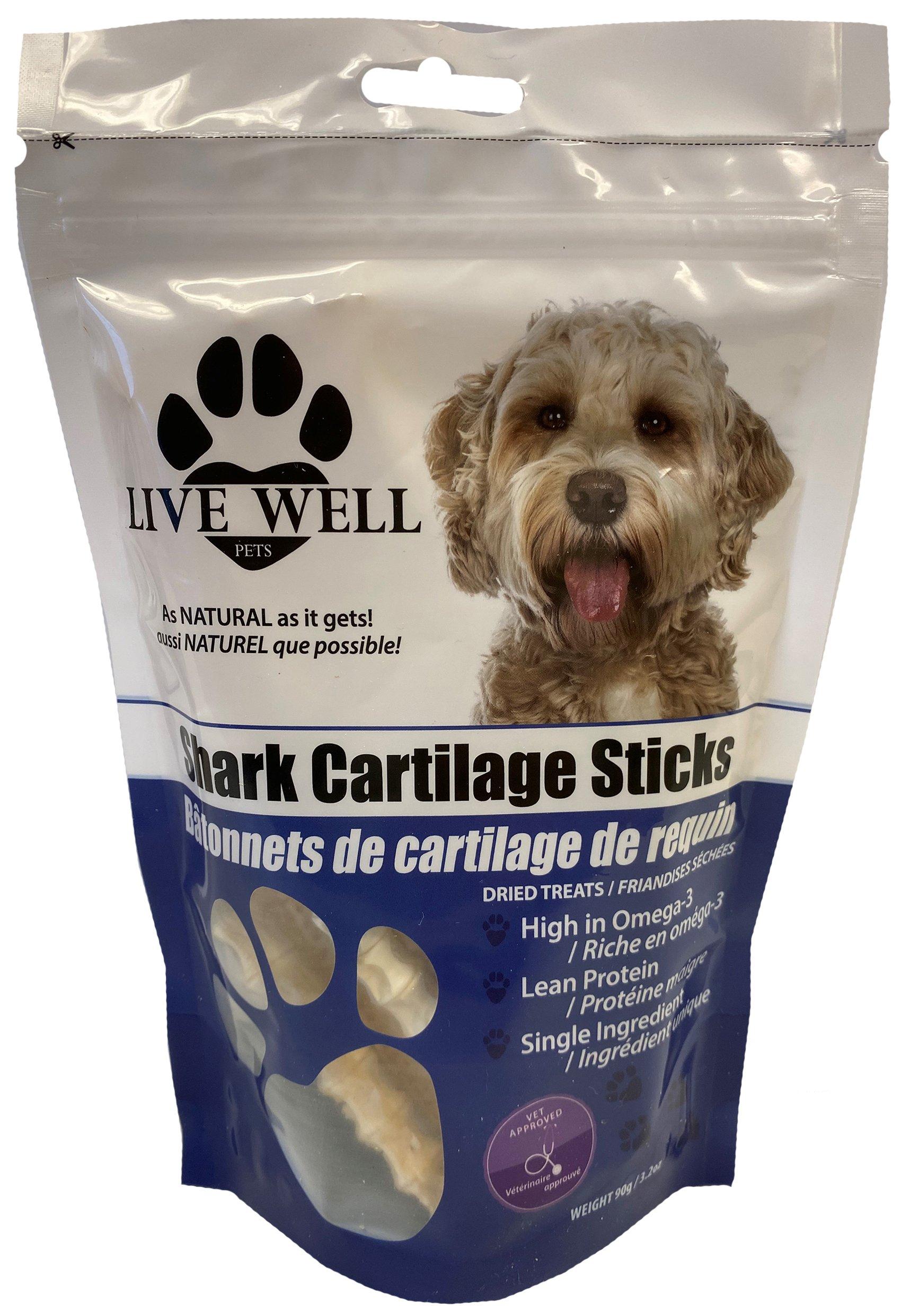 Live Well Pets Shark Cartilage Sticks Dog Treats