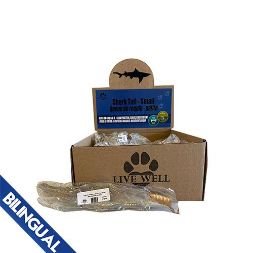 Live Well Pets Shark Cartilage Small Tail Dog Treats, 1-count