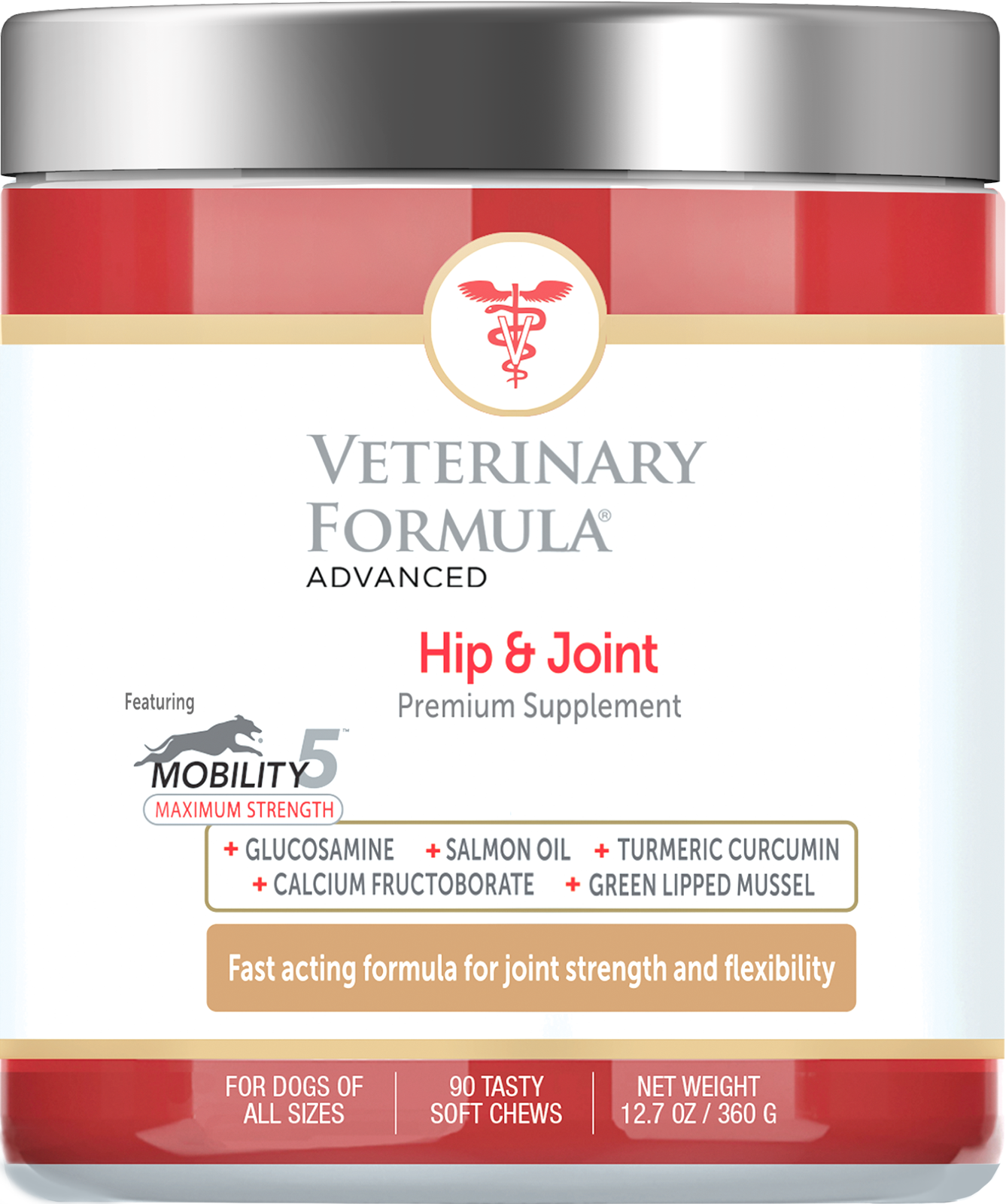 Veterinary Formula Solutions Advanced Hip & Joint Chew, 12.7-oz