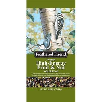 Feathered Friend High-Energy Fruit & Nut Wild Bird Food, 16-lb