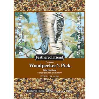Feathered Friend Woodpecker's Pick Wild Bird Food, 4-lb