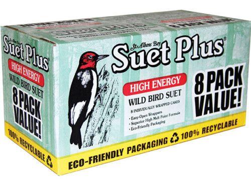 Wildlife Sciences Suet Plus High Energy Value Pack Wild Bird Food, 8-pk