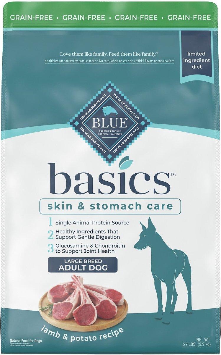 Blue Buffalo BLUE Basics Skin & Stomach Care Lamb & Potato Large Breed Adult Grain-Free Dry Dog Food