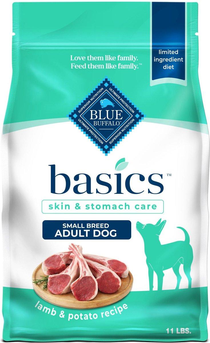 Blue Buffalo BLUE Basics Skin & Stomach Care Lamb & Potato Small Breed Adult Grain-Free Dry Dog Food