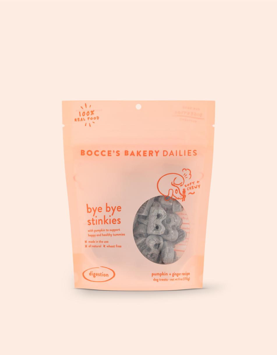 Bocce's Bakery Dailies Bye Bye Stinkies Dog Treats