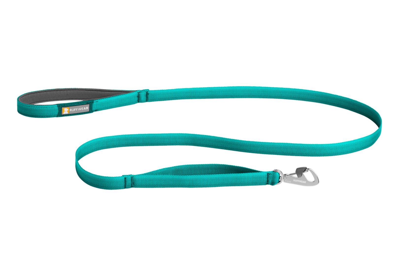 Ruffwear Front Range Dog Leash, Aurora Teal, 3/4-in x 5-ft (**)