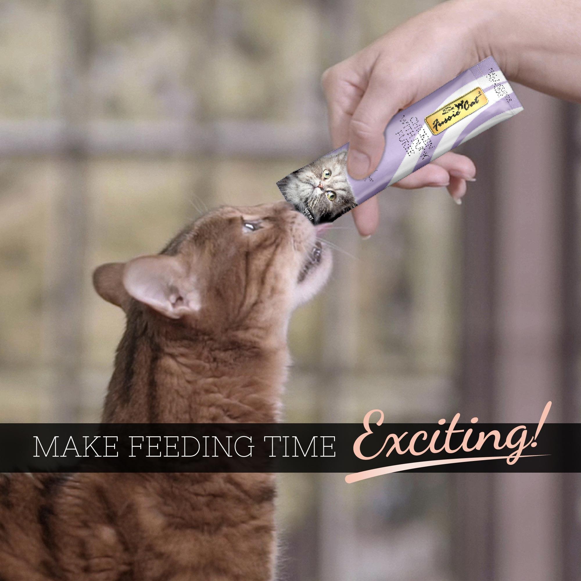 Fussie Cat Chicken with Duck Puree Cat Treats, 4-count