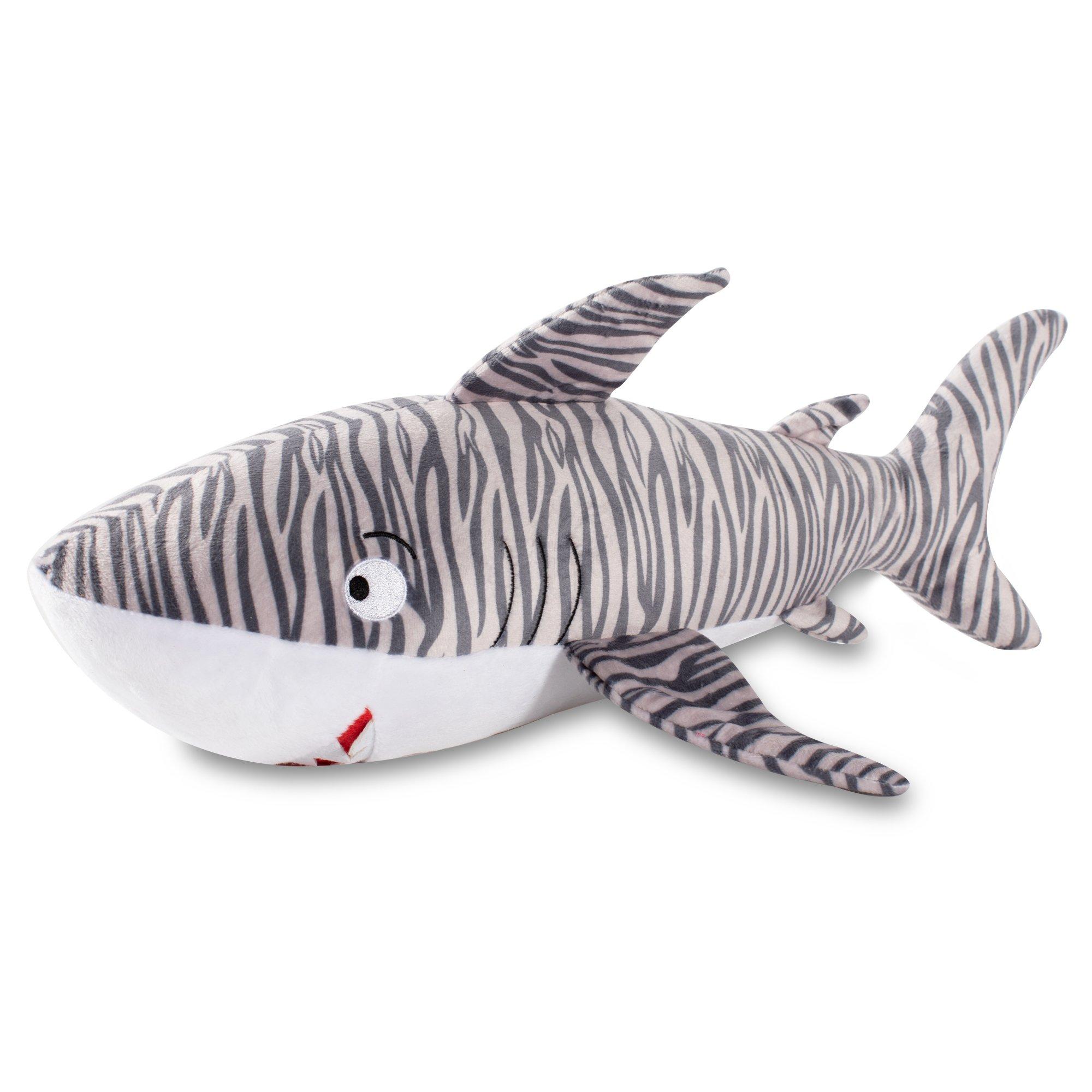 Pet Shop by Fringe Studio Tiger Shark Plush Dog Toy