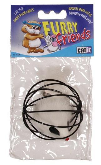 Catit Furry Friends Wireball with Mouse Cat Toy (*)