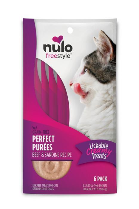 Nulo Freestyle Perfect Puree Beef & Sardine Tube, 0.5-oz, 6-pack