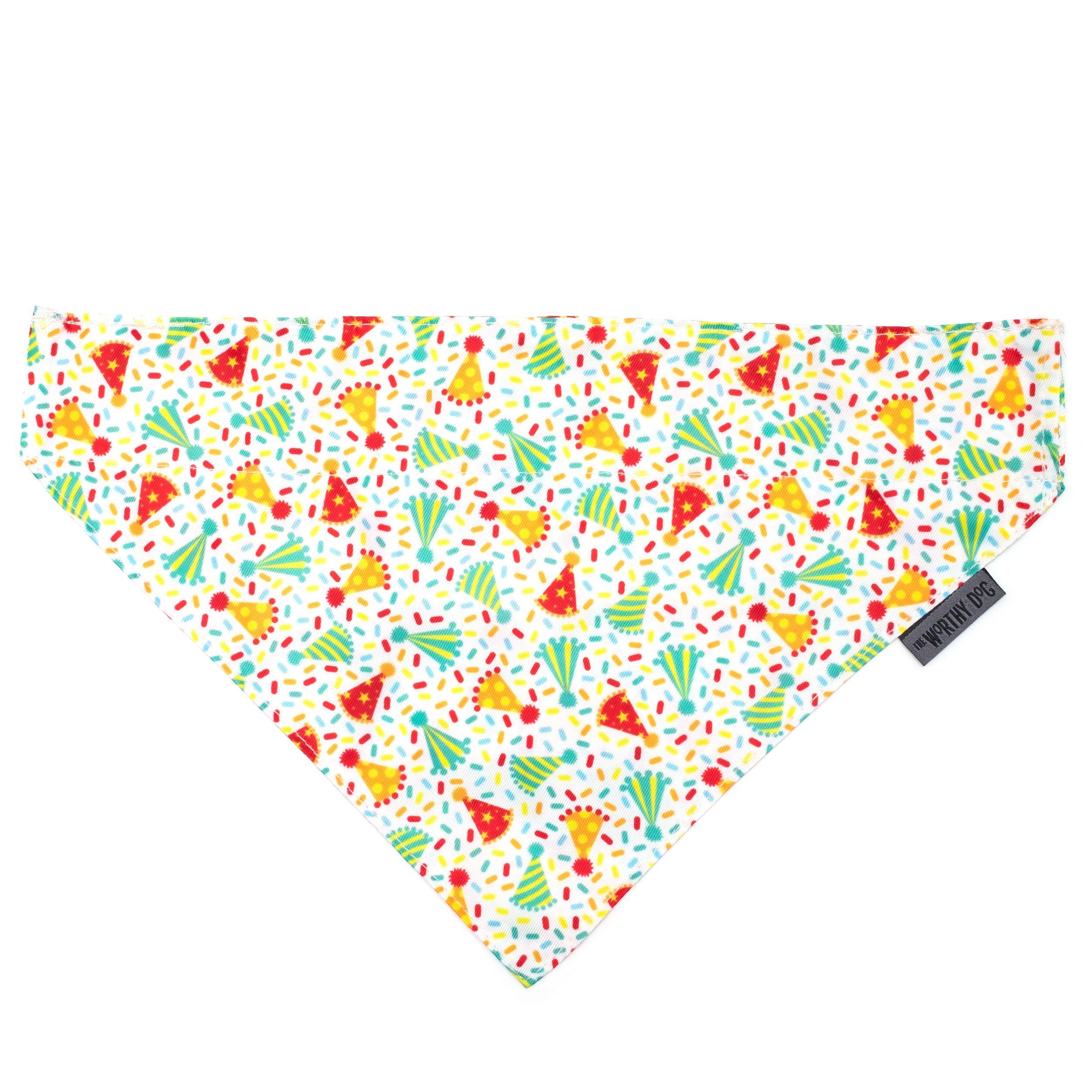 The Worthy Dog Celebrate Pet Bandana, Small