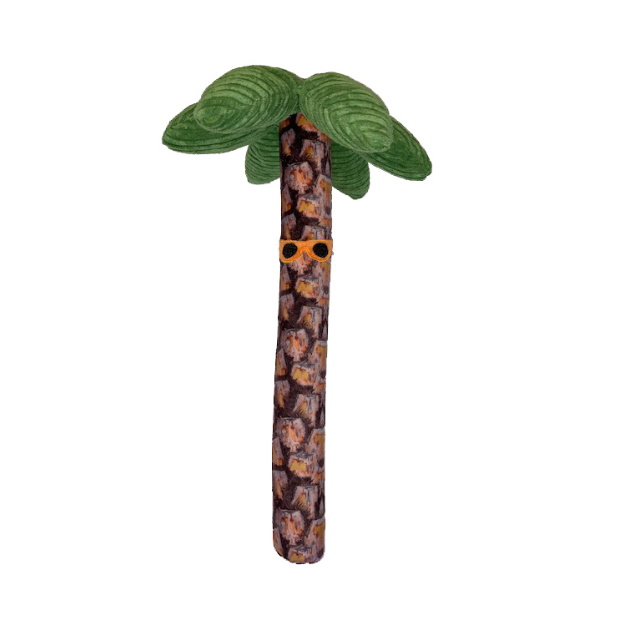 fabdog Bendie Dog Toy, Palm Tree