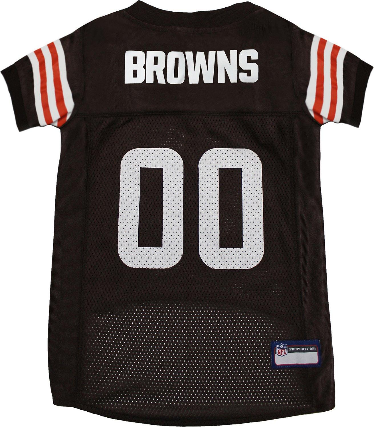 Pets First Cleveland Browns Mesh Pet Jersey, X-Small