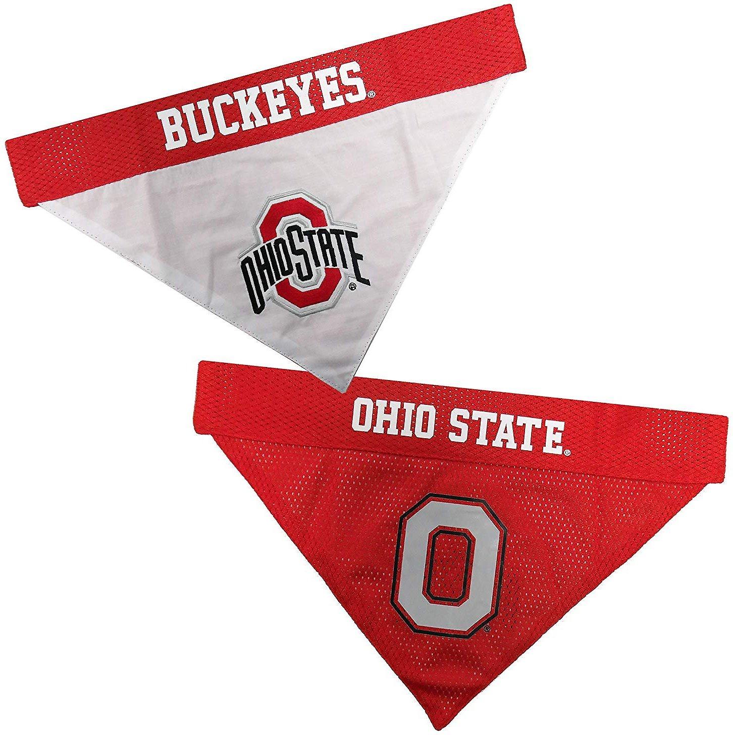 Pets First Ohio State Reversible Pet Bandana, Large/X-Large
