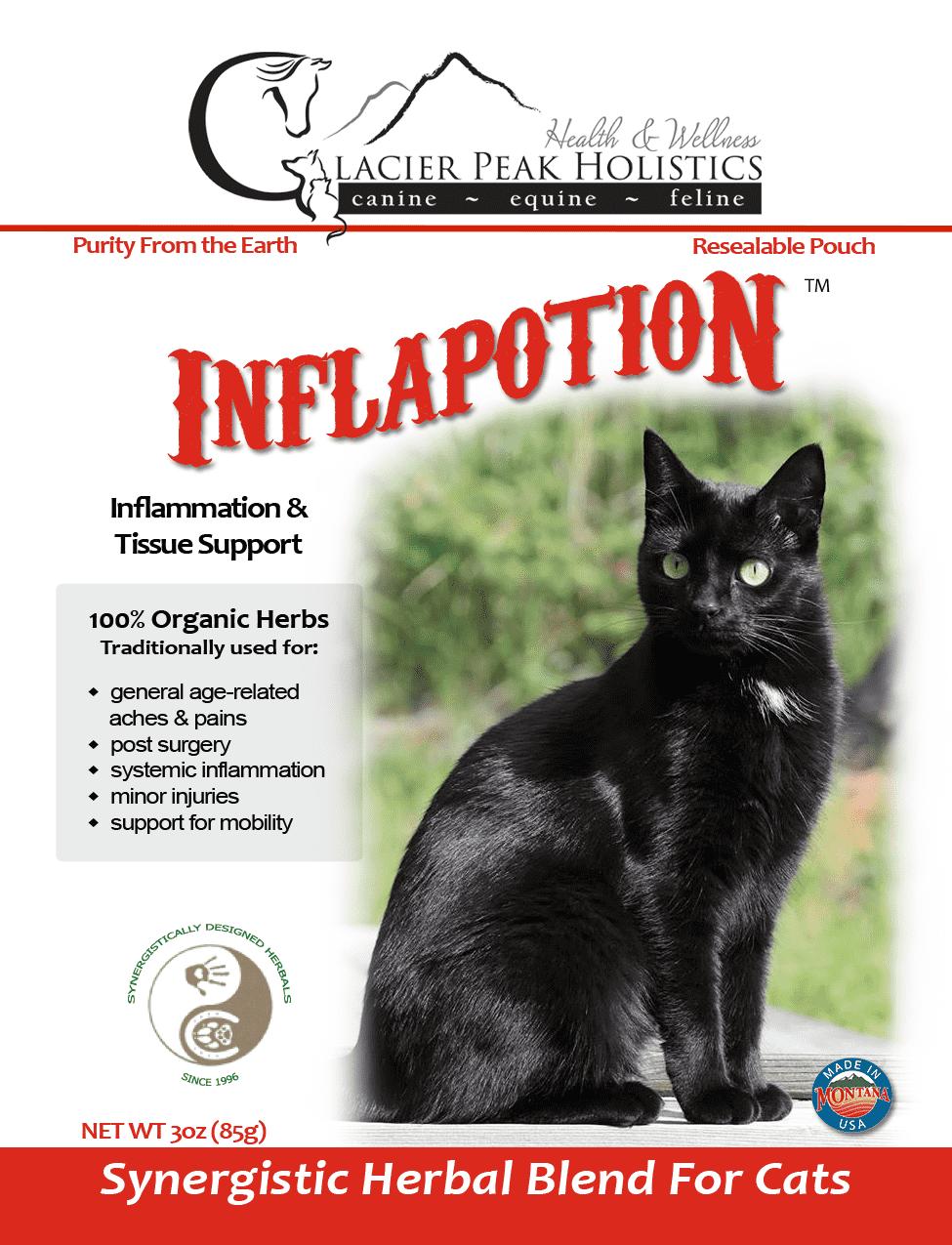 Glacier Peak Holistics Inflapotion Powder Cat Supplement, 3-oz