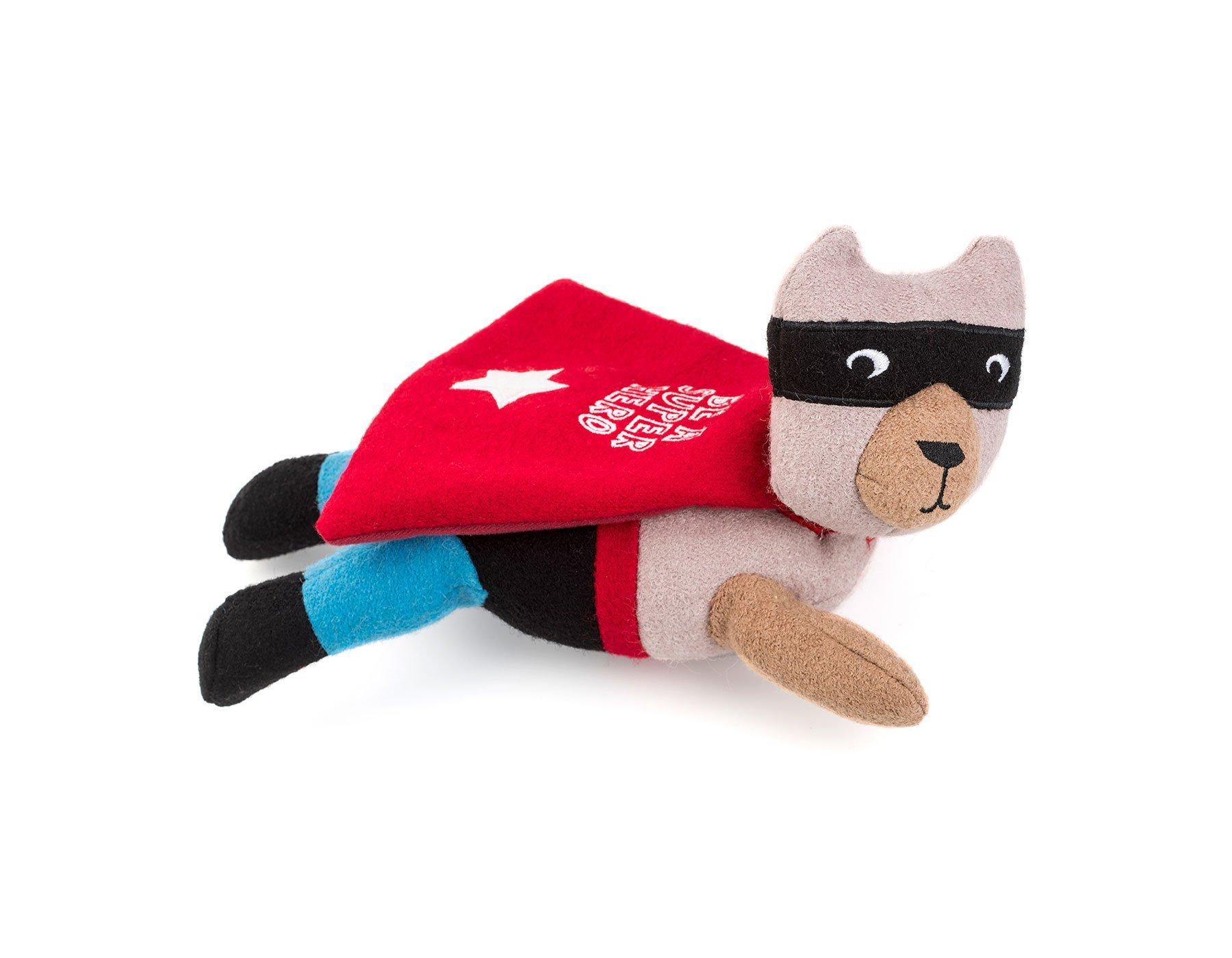 Jax & Bones Big Lou The Dog Wool Dog Toy, 11-in