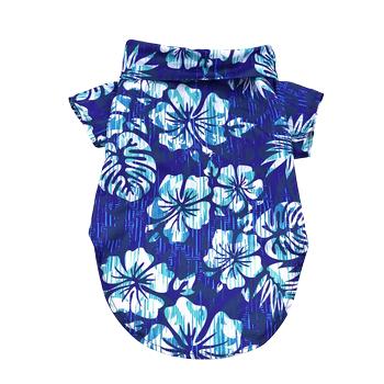 Doggie Design Hawaiian Camp Dog Shirt, Vintage Hibiscus, X-Large