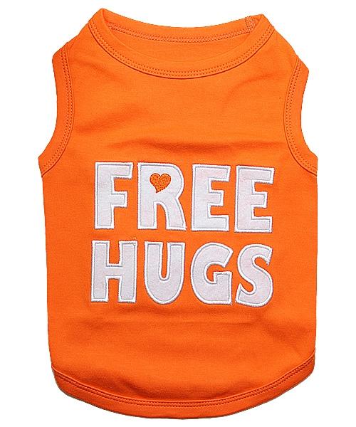 Parisian Pet Free Hugs Dog T-Shirt, X-Small