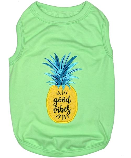 Parisian Pet Pineapple Dog T-Shirt, Medium