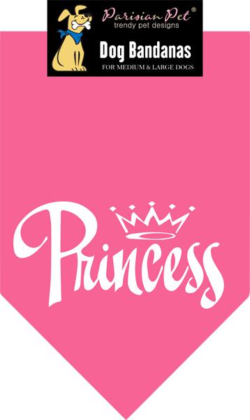 Parisian Pet Princess Dog Bandana, Small