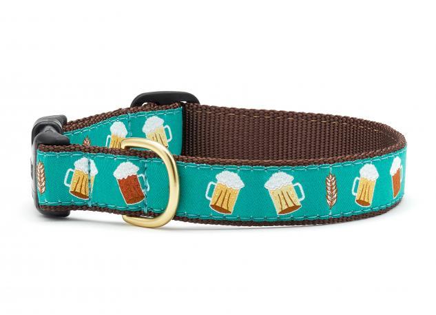 Up Country Dog Collar, Beer, 1-in x 9-15-in