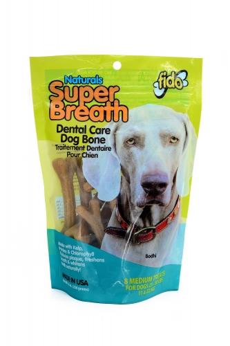 Fido Super Breath Dog Treats, Medium, 8-pk