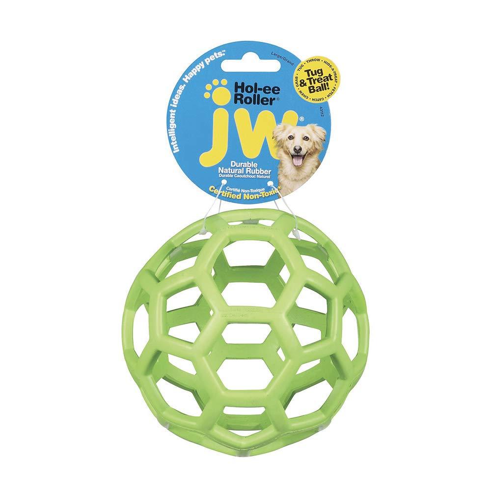 JW Pet Hol-ee Roller Dog Toy, Color Varies