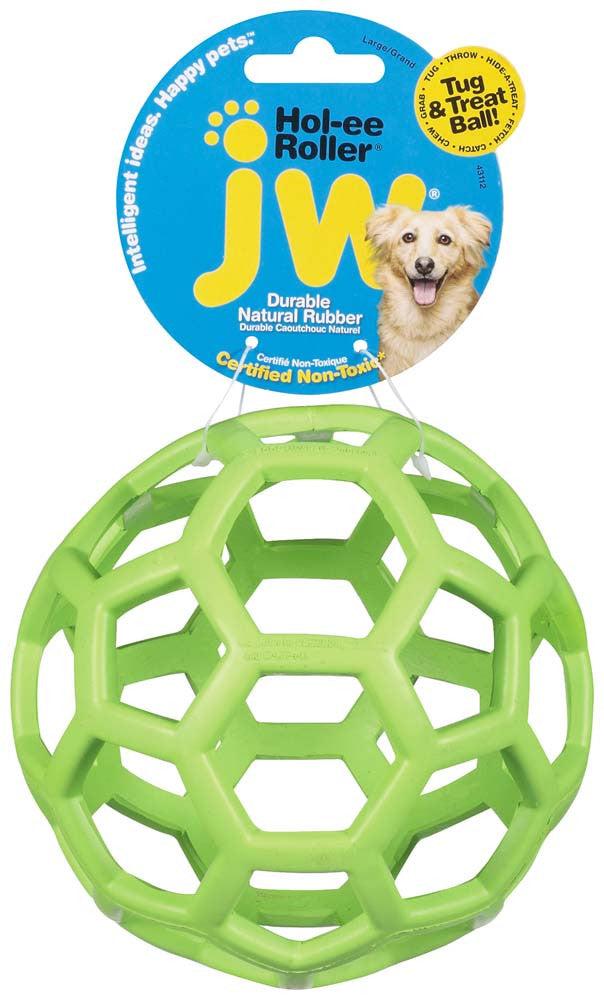 JW Pet Hol-ee Roller Dog Toy, Color Varies, Large