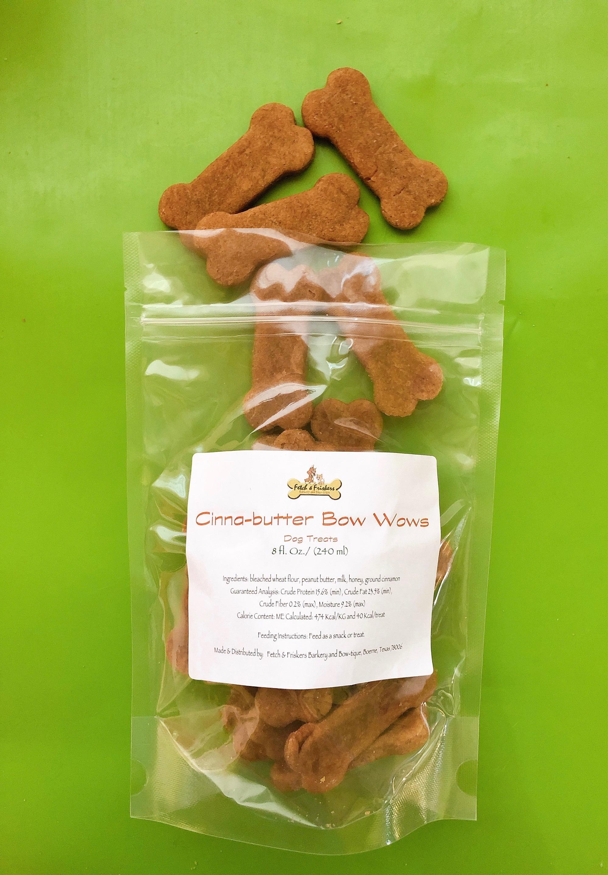 Fetch & Friskers Cinna-Butter Bow Wows Dog Treats, 8-oz (Size: 8-oz)