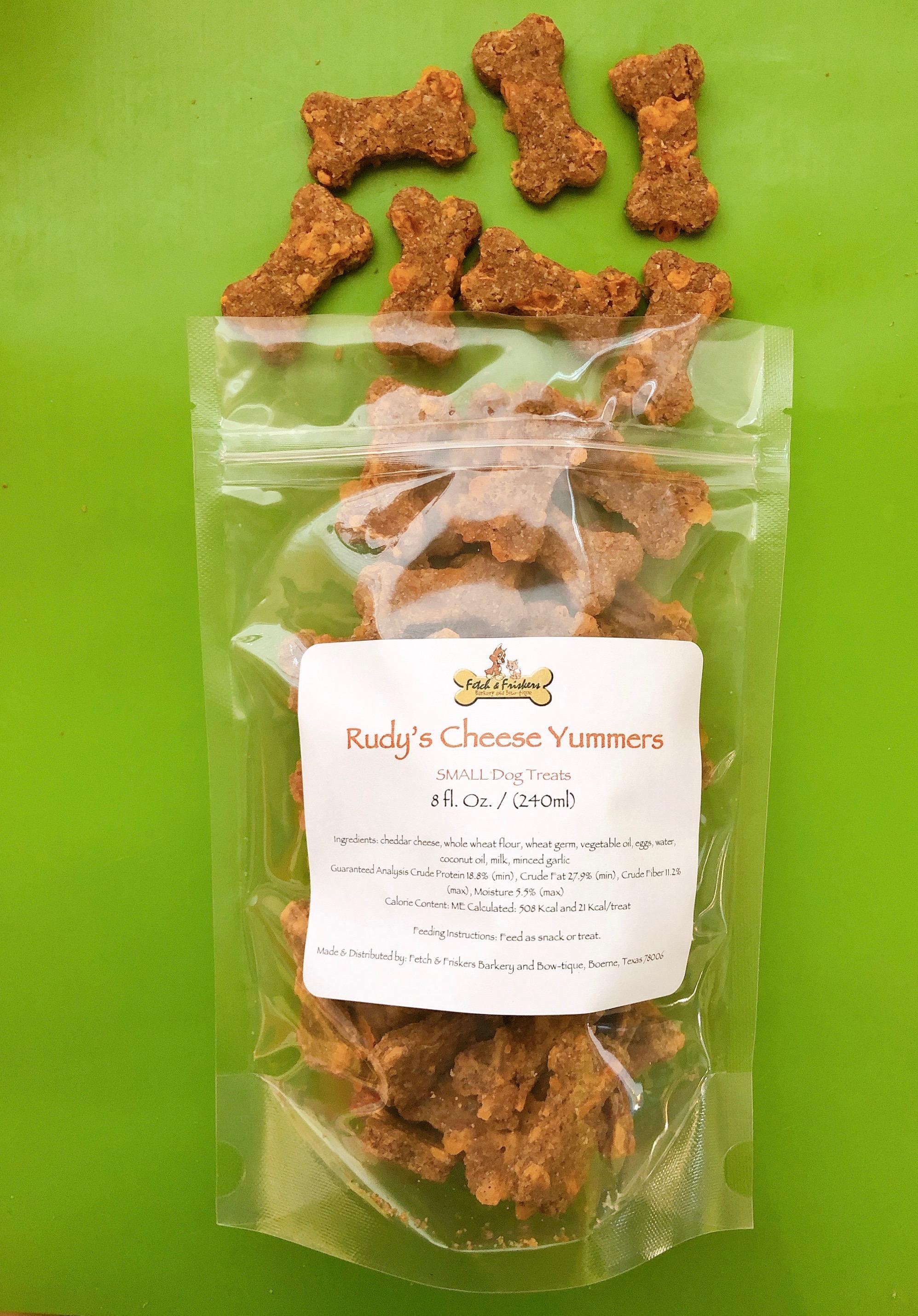Fetch & Friskers Rudy's Cheese Yummers Dog Treats