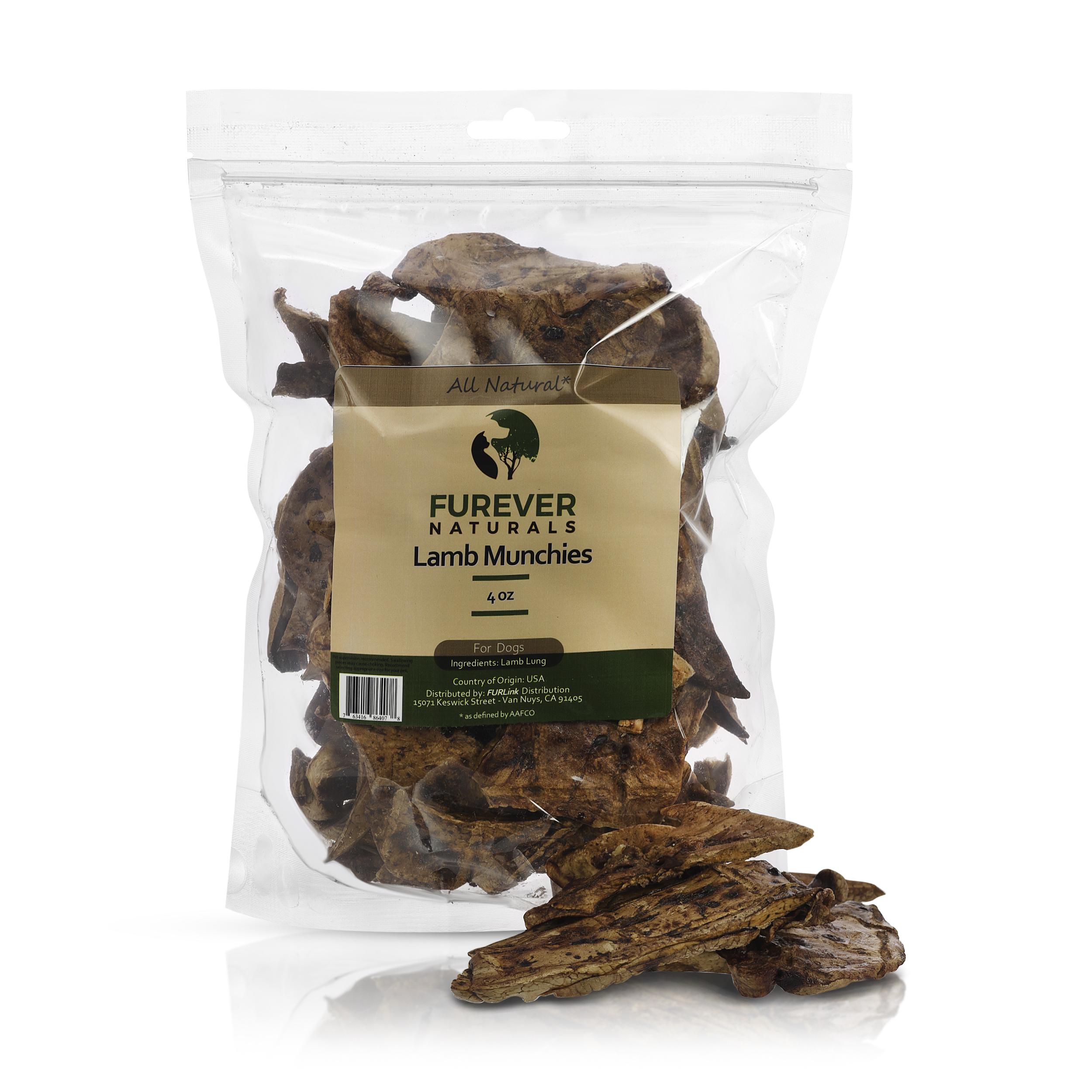 Furever Naturals USA Lamb Munchies Dog Treats, 4-oz