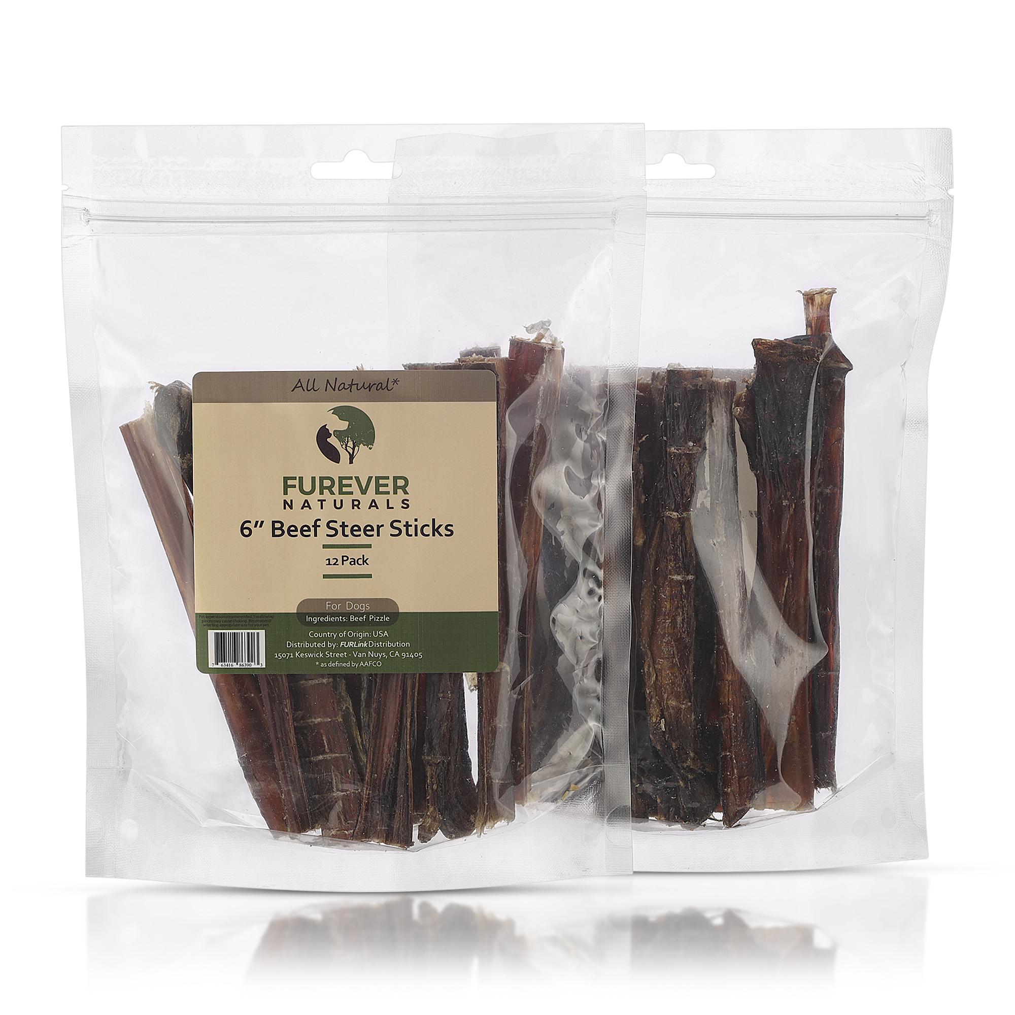 Furever Naturals USA Beef Steer Sticks Dog Treats