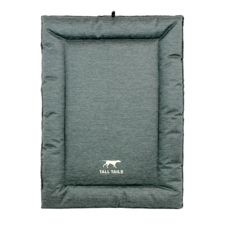 Tall Tails Dream Chaser Dog Crate Bed, Gray, Large