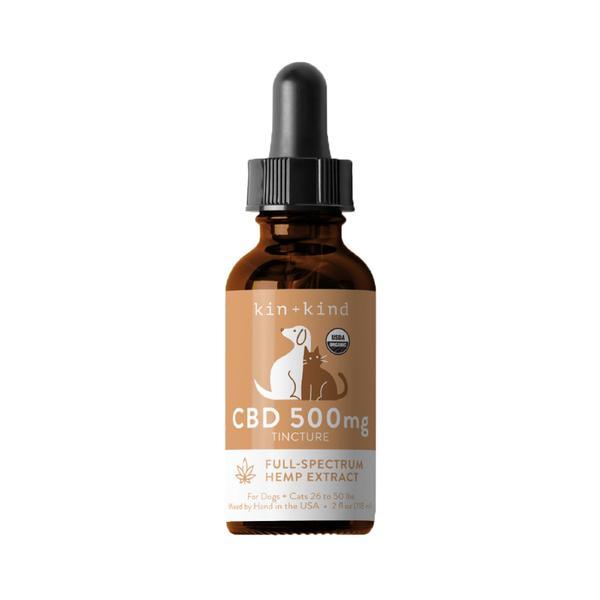 kin+kind Alternative Supplement Tincture for Dogs & Cats, 500mg, 145-gram