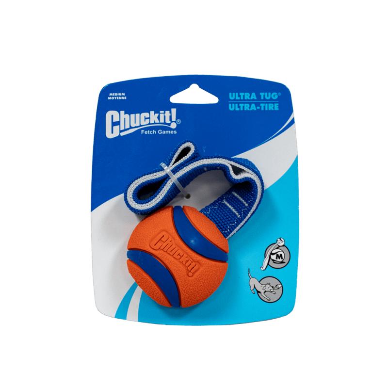 Chuckit! Ultra Tug Ball Dog Toy, Medium