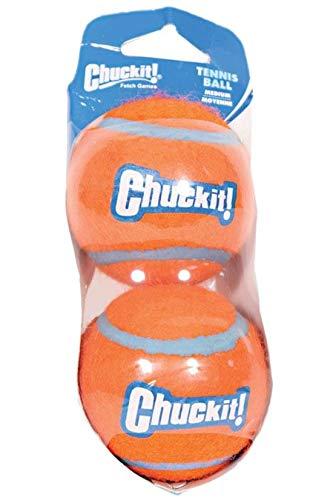 Chuckit! Double Pack Tennis Ball Dog Toy, Large