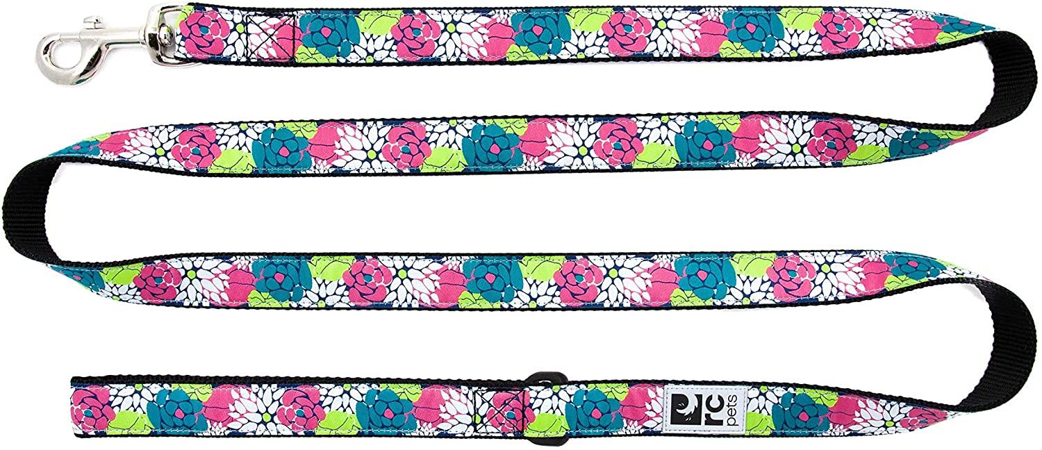 RC Pets Dog Leash, Full Bloom, 1-in x 6-ft