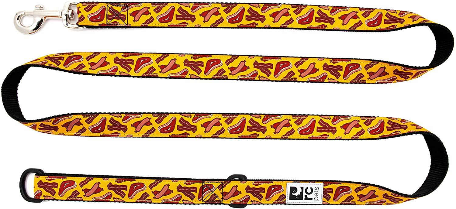 RC Pets Laisse pour chien, Meat Lover, 1-in x 6-ft