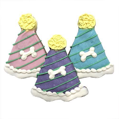 Bubba Rose Biscuit Co. Birthday Hat Cookie Dog Treats